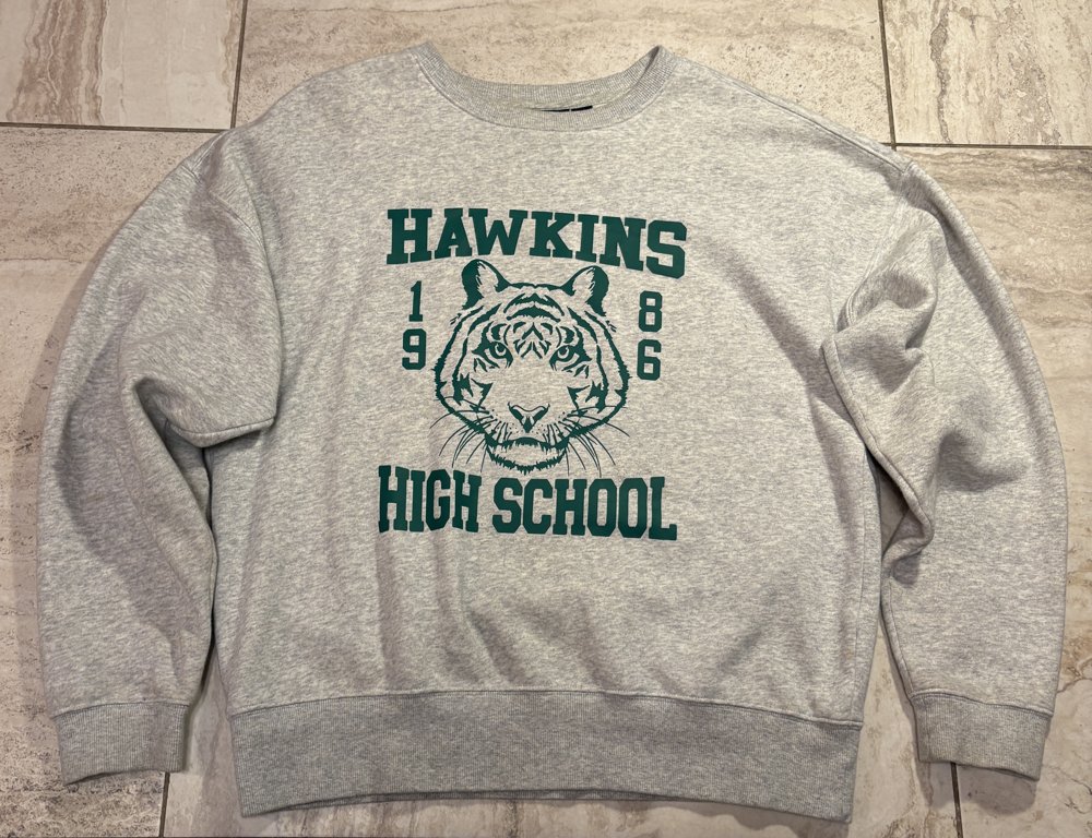 Crewneck Hawkins High Gris Chiné