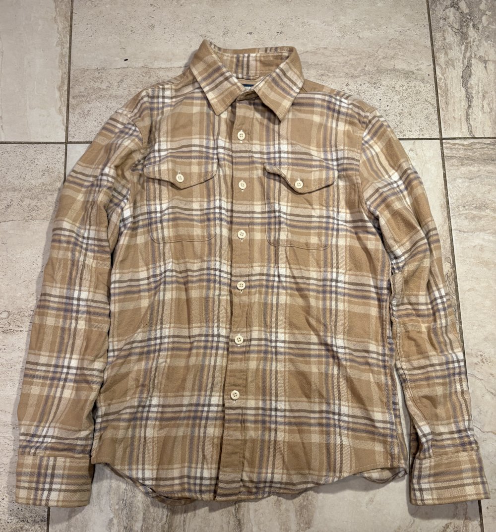 Chemise à Carreaux Flanelle Tons Terreux