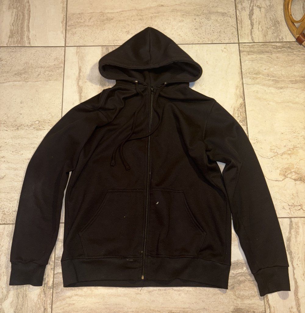 Hoodie Zippé Noir