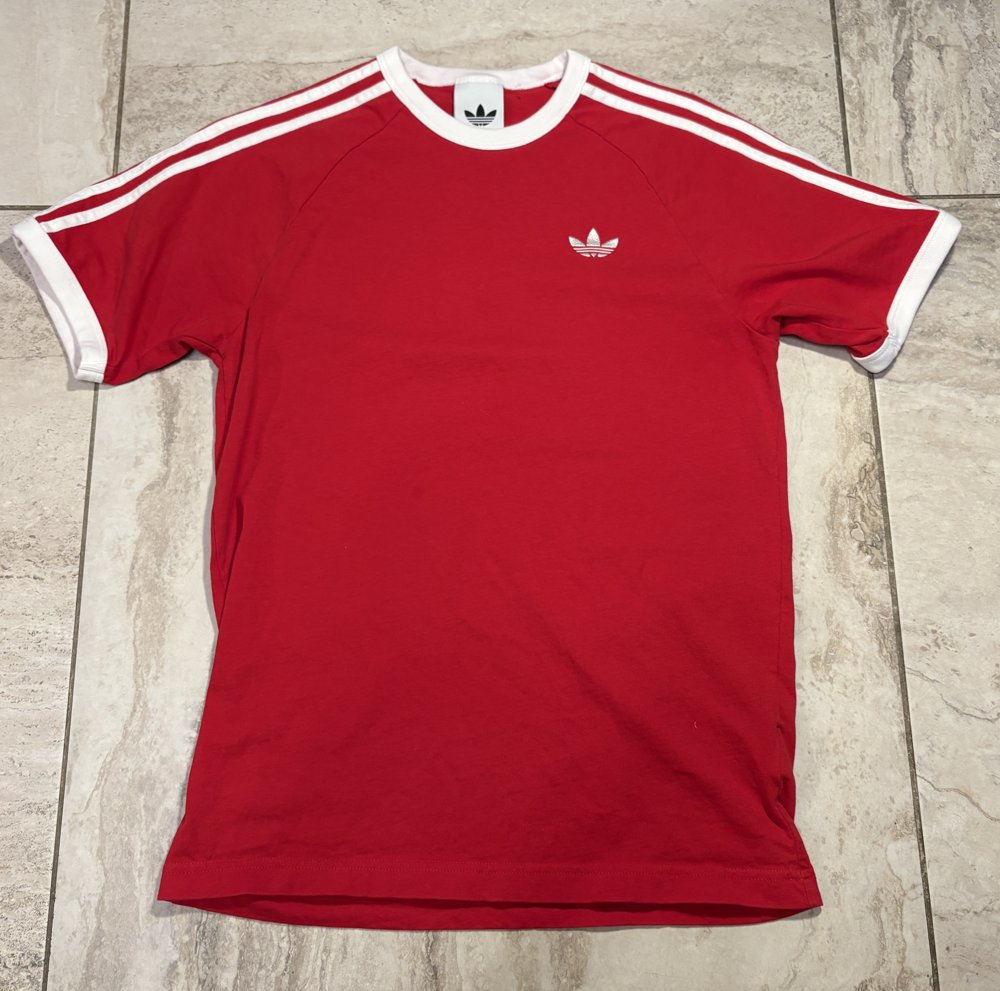 T-Shirt Adidas Trefoil Rouge