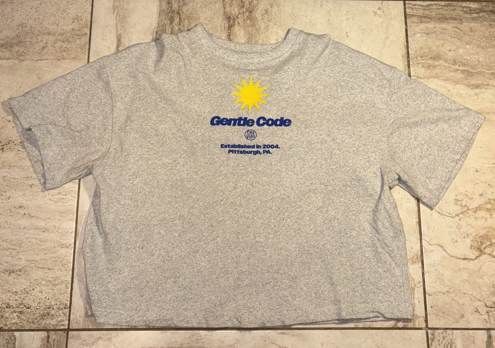 T-Shirt Gentle Code Gris Chiné