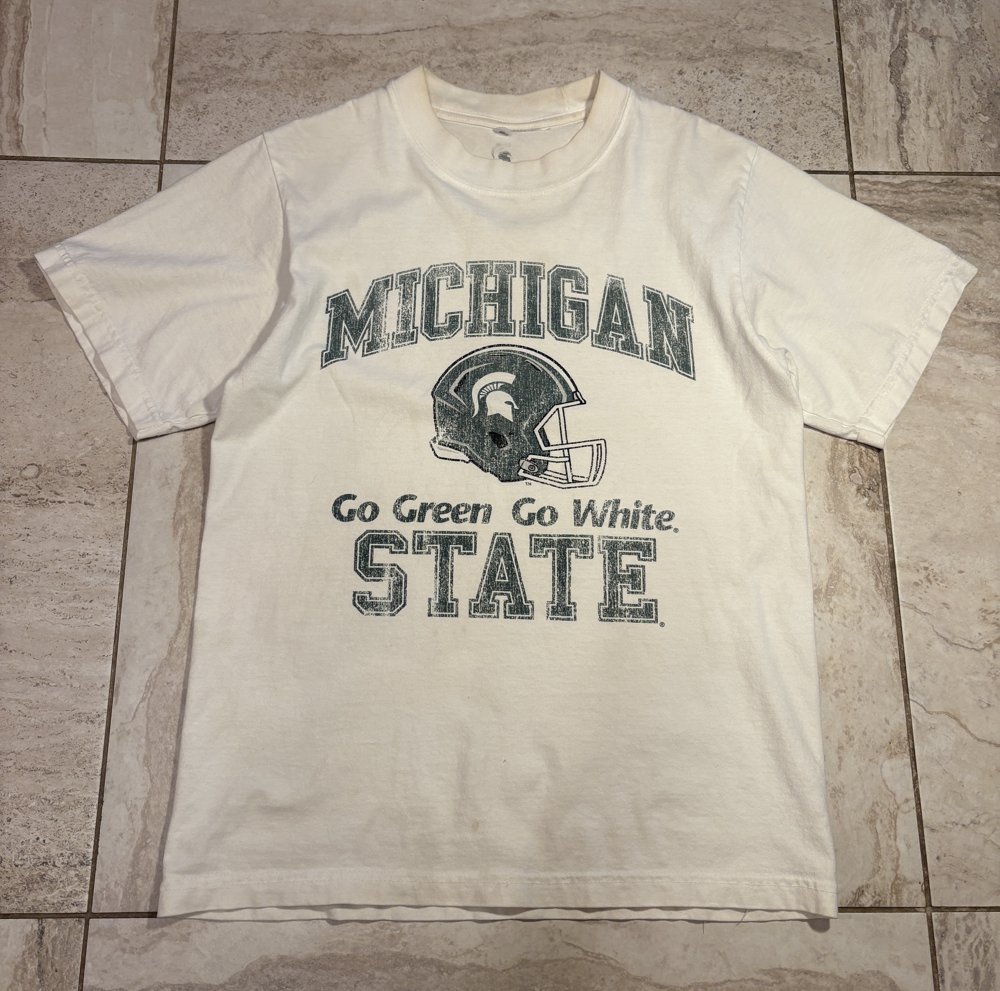 T-Shirt Michigan State Spartans Blanc